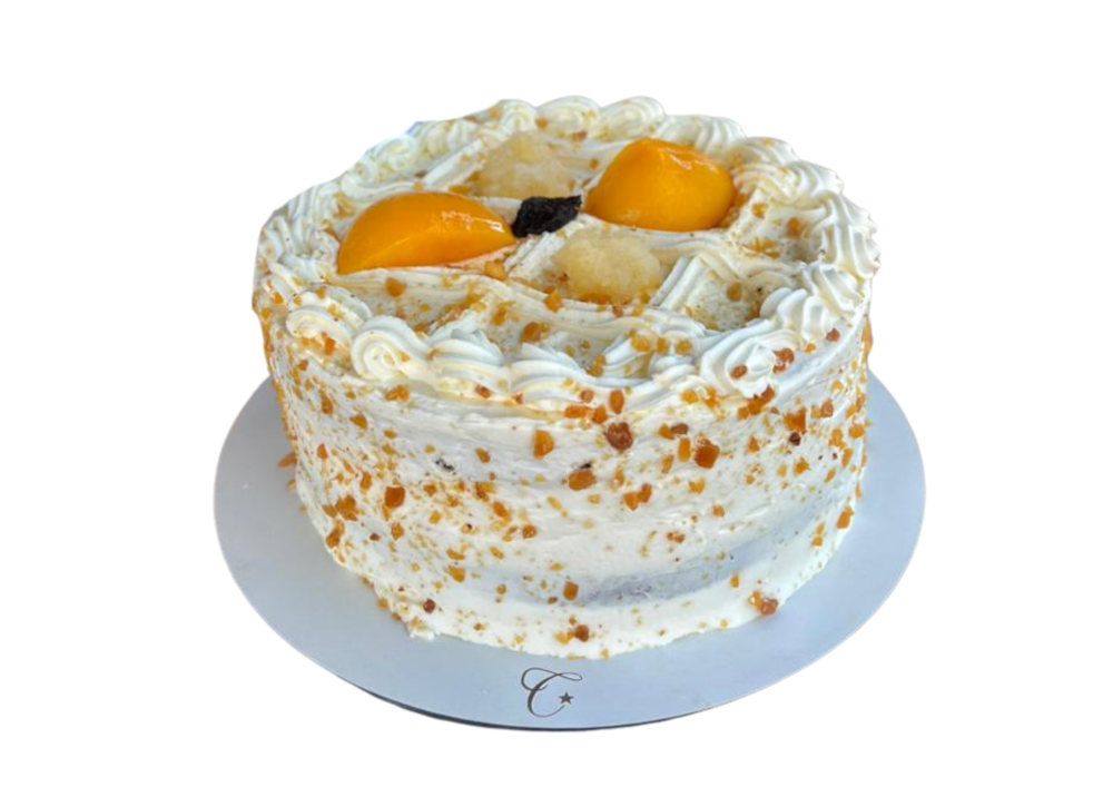 Bolo Redondo Macarena Cobertura Nata ou Marhsmallow 